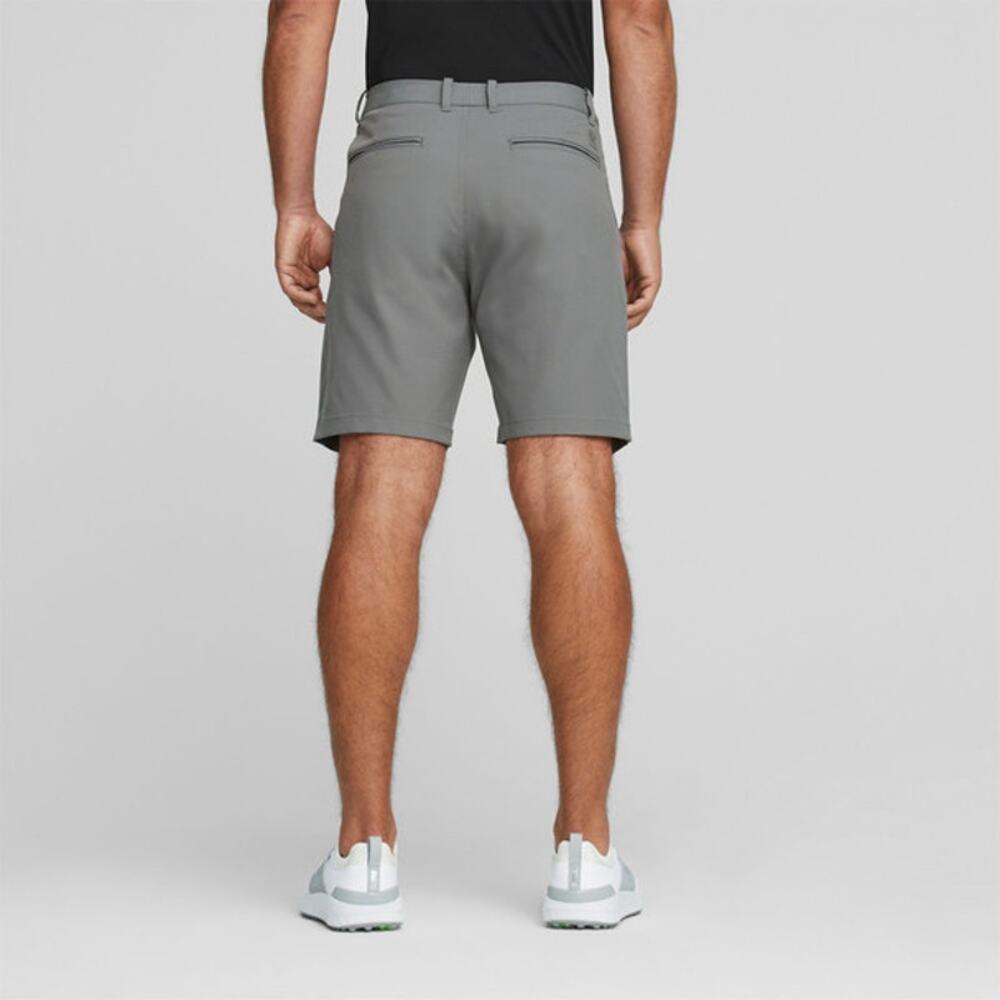 Puma NWT Dealer 8” Shorts Golf Gray Men’s Sz 30 Active Athletic - Picture 2 of 9